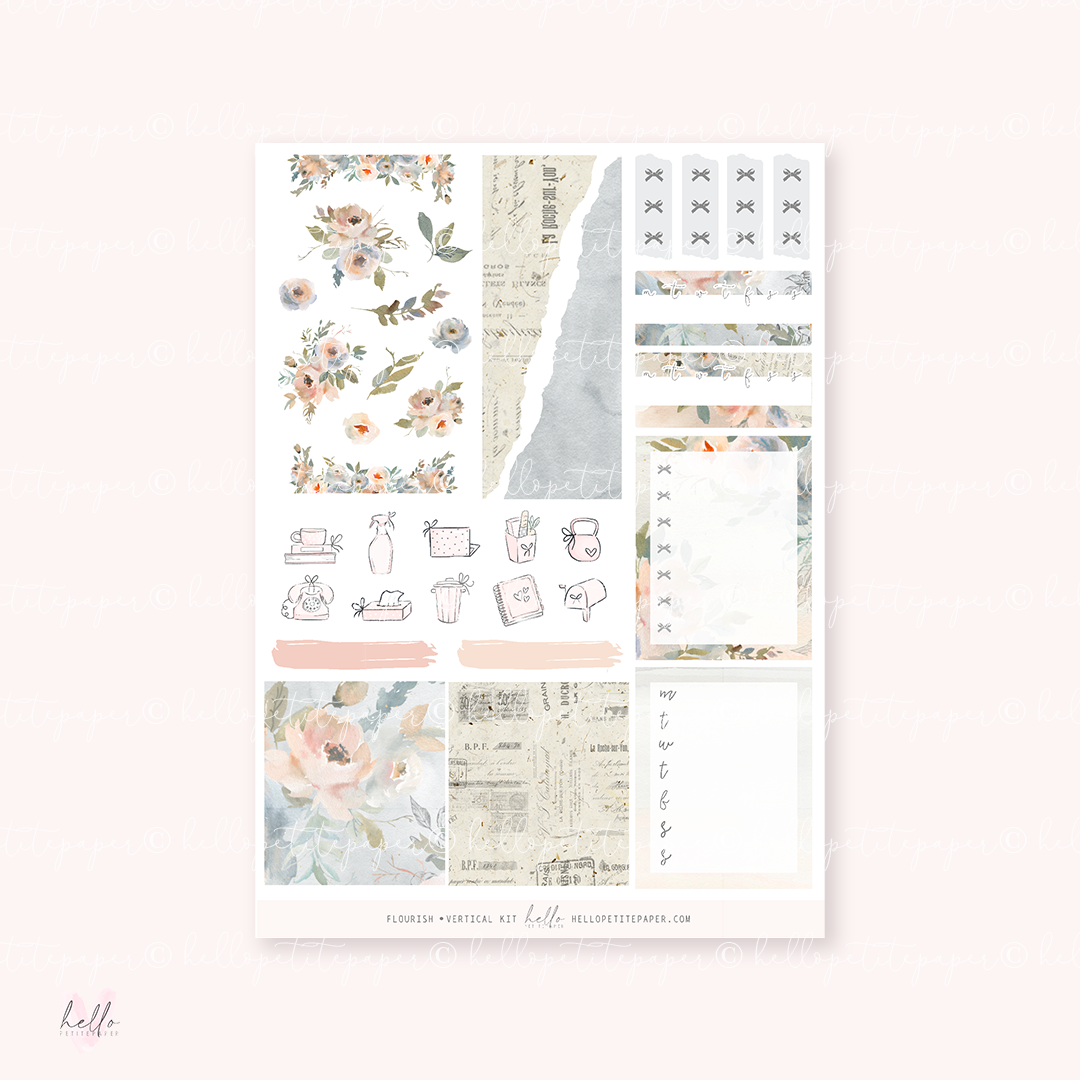 Pastel Planner Kit Months Yearly Planner Stickers - PL 004 – Katnipp Studios