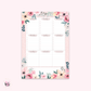 A5 Weekly Notepad - Flower Market -  desk planner/ agenda