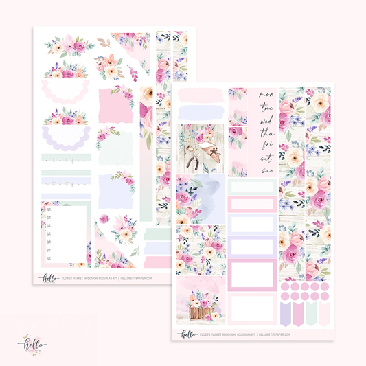 Hobonichi Cousin Kit - Flower Shop