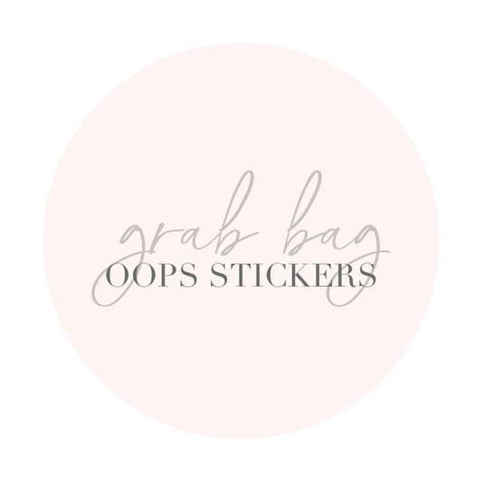 Grab Bag (5 OOPS sticker sheets)