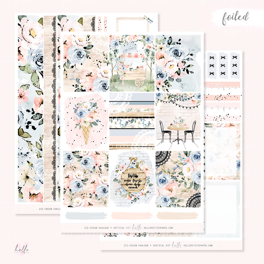 Ice-cream Parlour - FOILED KIT - premium matte paper