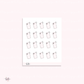 Doodle icons (iPHONES) - planner stickers