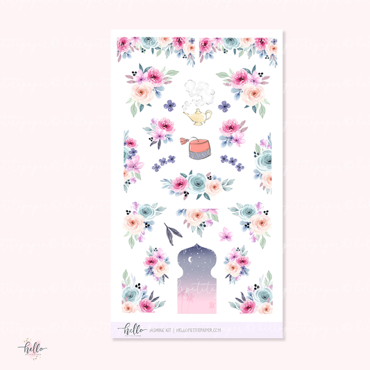 Jasmine - Kit deco, planner stickers