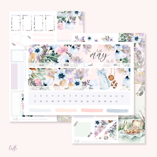 May Monthly Sticker Kit