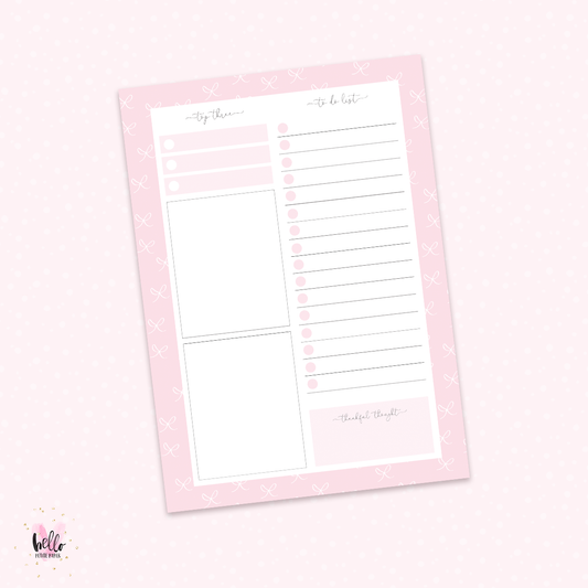 A6 Daily Notepad