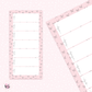 Long List Notepad - Bows