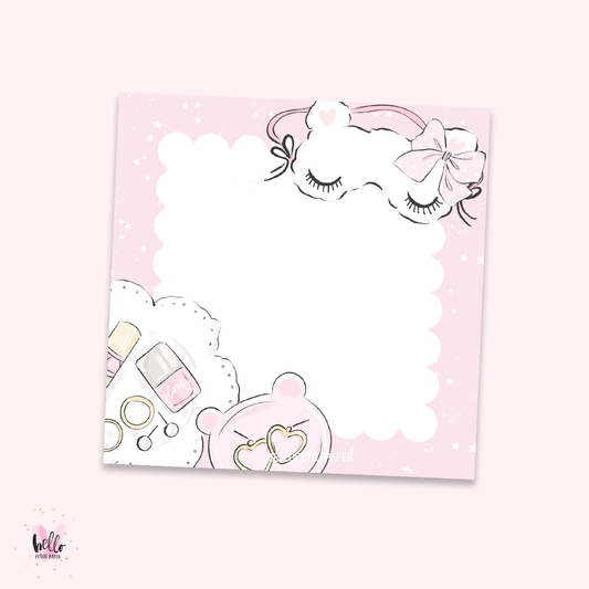 Square Notepad - Time for me time