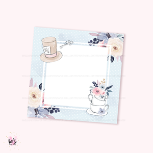 Square Notepad - Tea Time