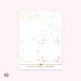 Stars boxes  - foil overlay stickers (gold or holo)