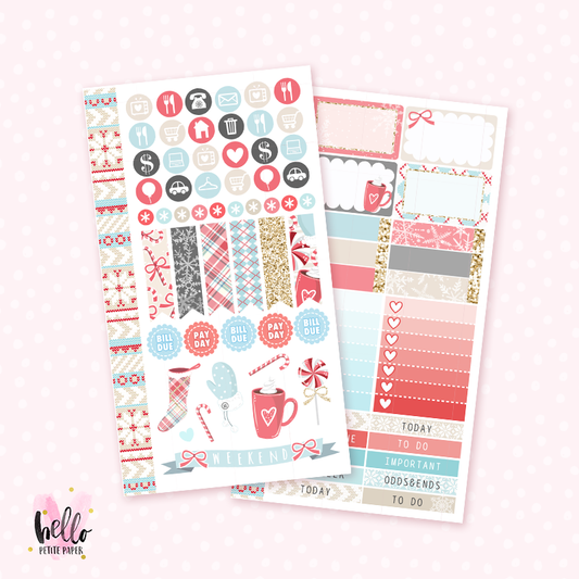 (SALE) (old format) Peppermint - Personal size sticker kit MATTE