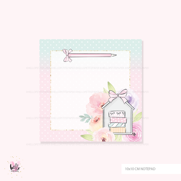 Square Notepad - Planning Time