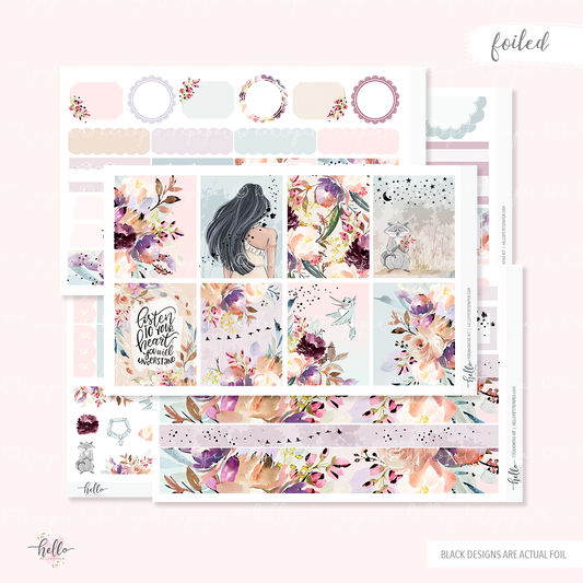 Pocahontas - FOILED KIT - premium matte paper