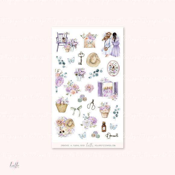 Provence - MIX deco, planner stickers