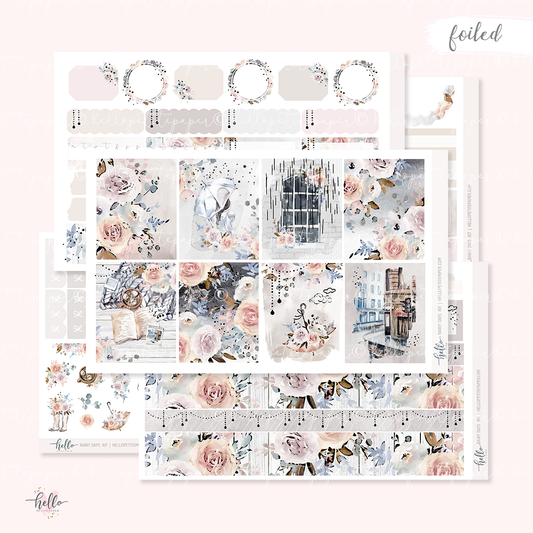 Rainy Days - FOILED KIT - premium matte paper