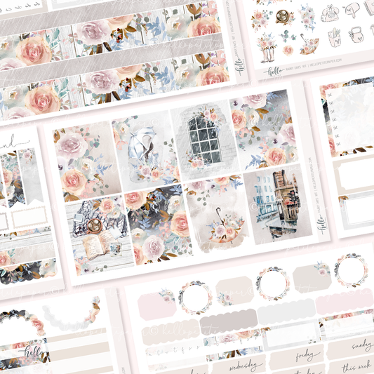 Rainy Days -  sticker kit