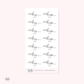 Mini scripts | Pay Day - planner stickers
