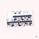 FOILED Snow White  - sticker kit (silver foil)