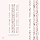 Floral trims |  Spring memories - deco planner stickers