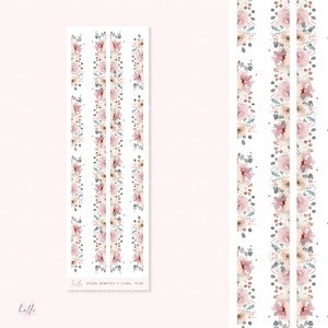 Floral trims |  Spring memories - deco planner stickers