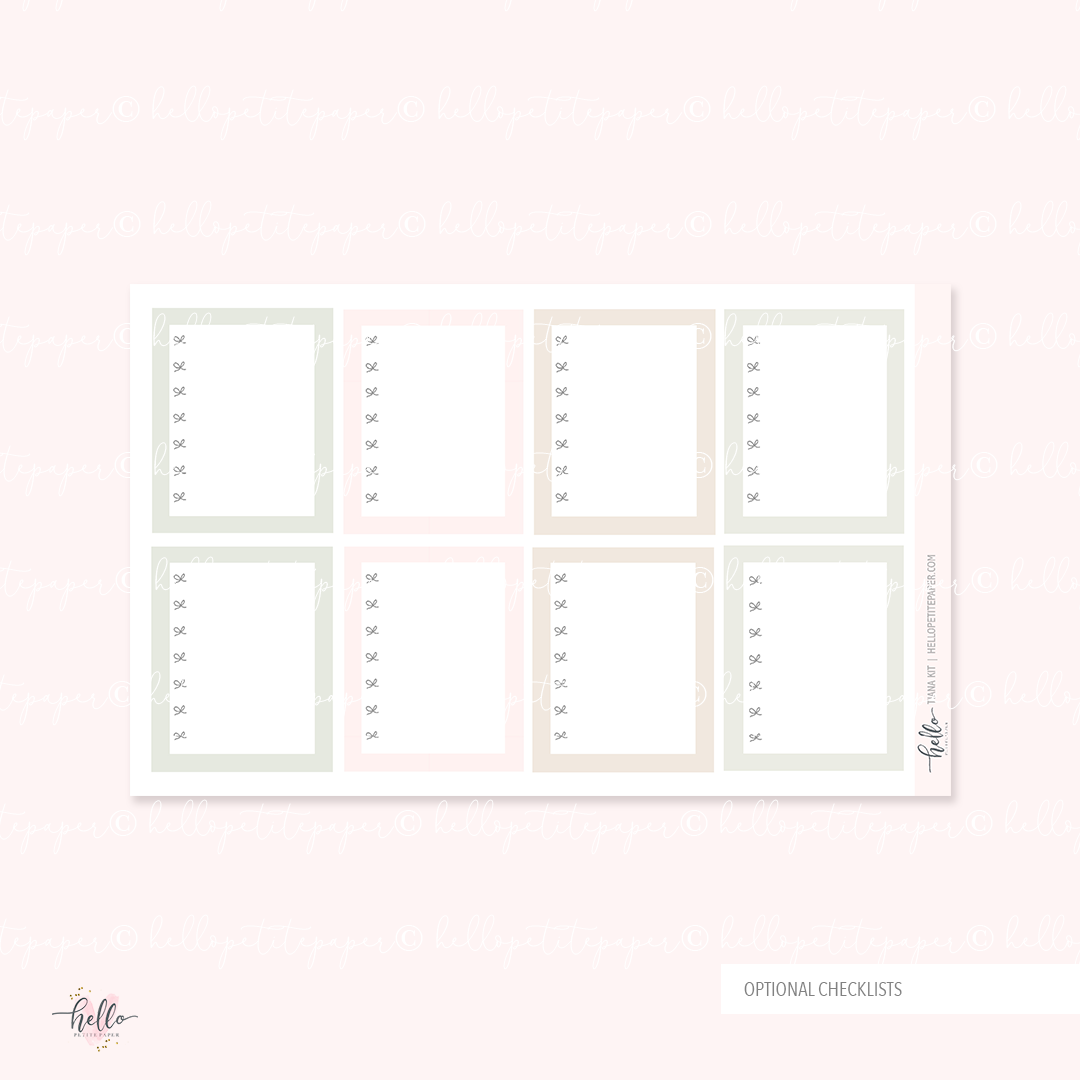 Tiana - FOILED KIT - premium matte paper