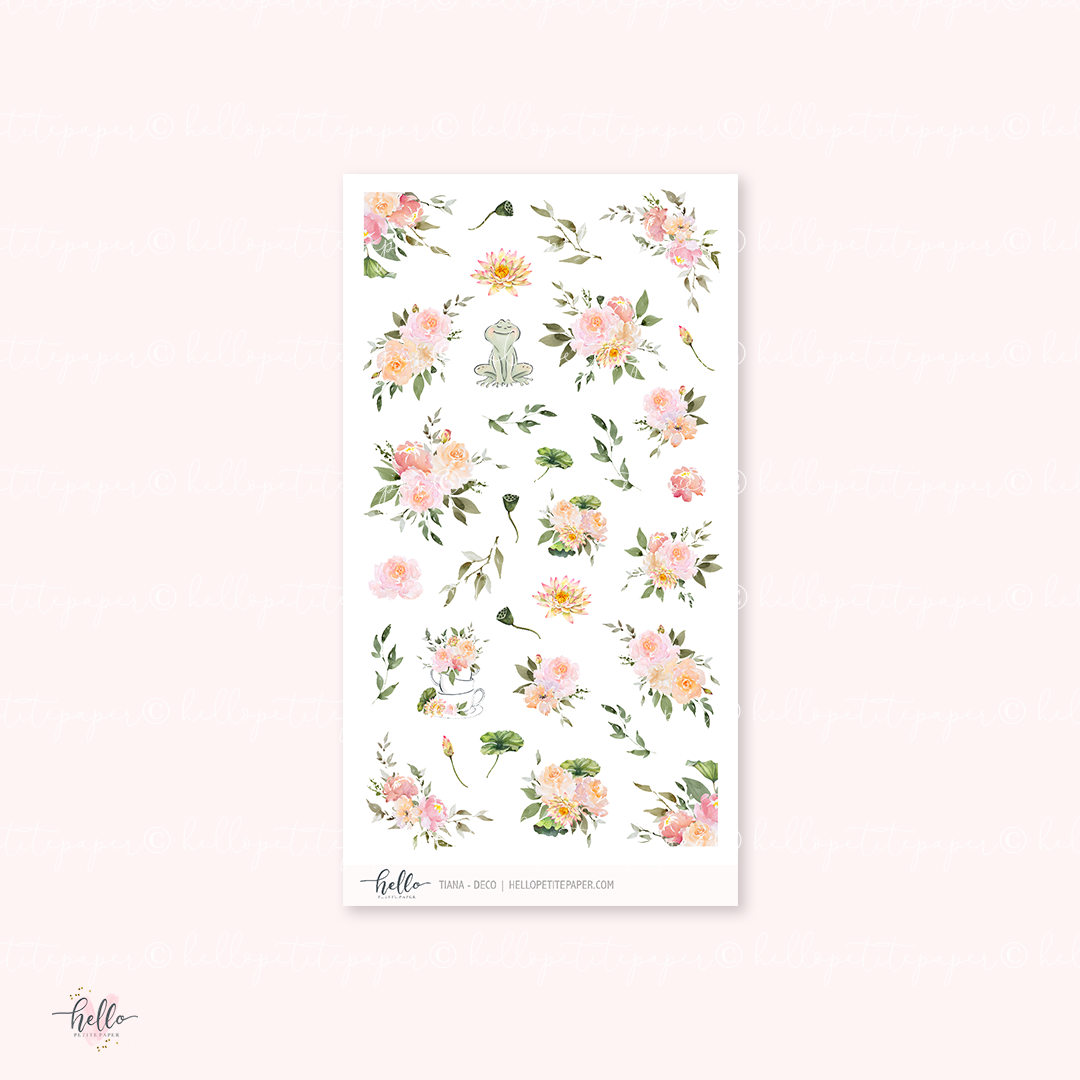 Tiana - Kit deco, planner stickers