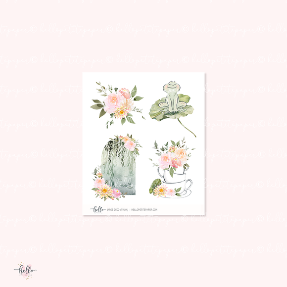 Tiana - Large deco, planner stickers