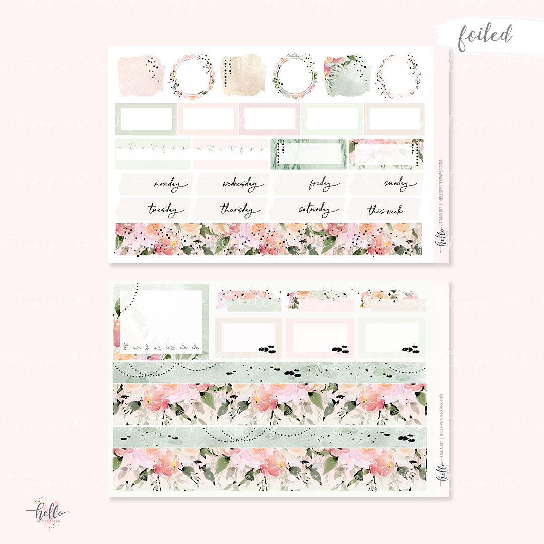 Tiana - FOILED KIT - premium matte paper