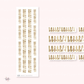 Deco trims |  Wood fences - deco planner stickers