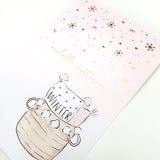 Warm and Cozy - Gold Foil Card