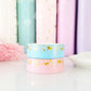 Gold foil washi tape - bows & stars (one)
