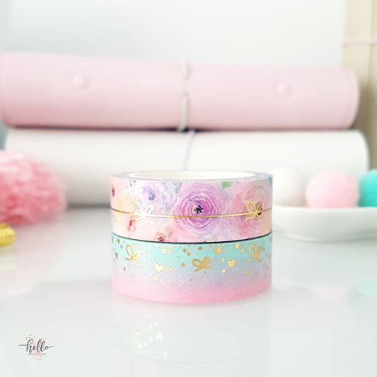 Planning Time Washi Tape SET | Exclusive Gold Foil Washi Tape (2 tapes, set)