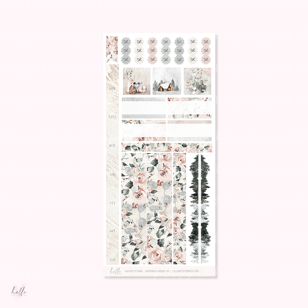 Hobo weeks kit - Winter Cottage