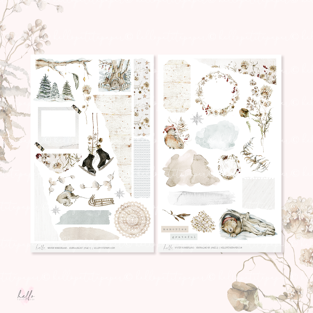 Journaling Kit - Winter Wonderland